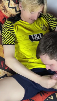 Coach Fucks a Young Football Player After a Match