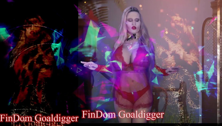 FinDom Goaldigger: 러시아어와 혼합 된 사랑 중독 goon