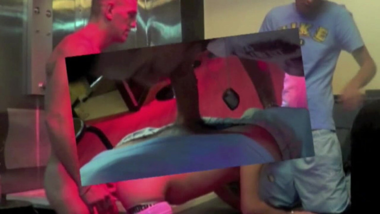 Sneaker Sex Kinky: Alex gebruikt door sneaker van badboys
