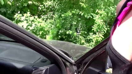 German amateur - 100% German hardcore videos: Brunette babe gets cum on hairy pussy in car