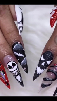 My New Halloween Nails ‍