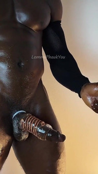 Massive Cum Load Flows Down From My Massive Black Dick