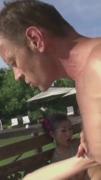 Hot anal threesome with the blonde, the Asian and Rocco Siffredi