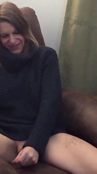 Soaking My Sweater in Cum