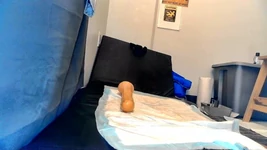 Rainforestman Playing Deeply with Rambone Dildo.