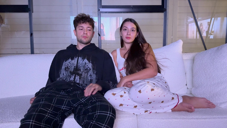 Sugary Kitty: Teenage Stepsister and Stepbrother Get Horny Watching a Movie and...