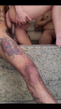 Fiesta de cuarteto en la bañera