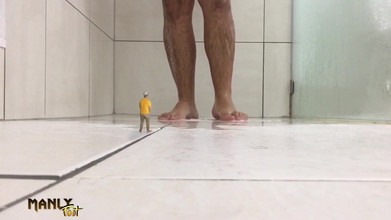 Manlyfoot: Крошечный маленький извращенец - большая соседка-гигантская - будь моей хорошей крошечной теперь - макрофилия - manlyfoot