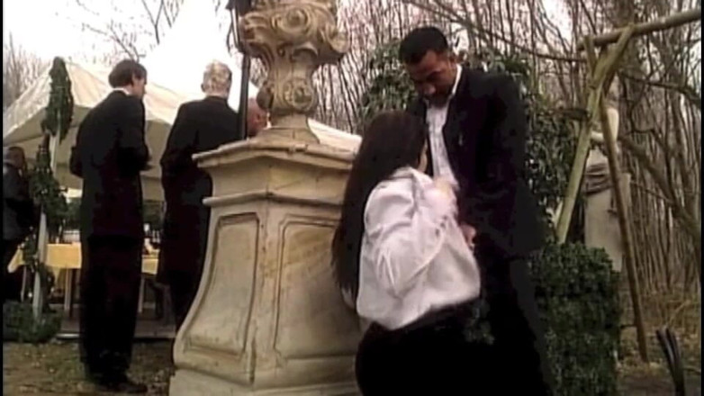Inhonorof porn: Blow Job at the Wedding Party