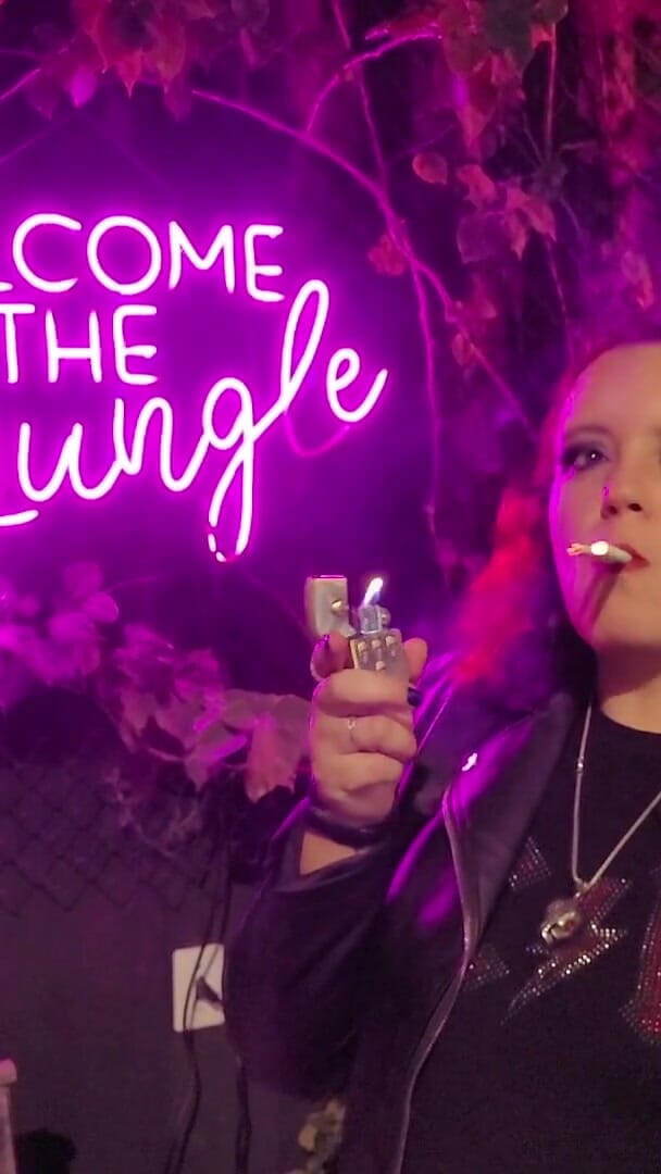 Lighting Two Cigarettes (Smoking Goddess Lilli)