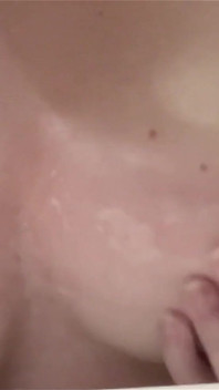 Just a Video of Me Washing My Natural 36C Tits