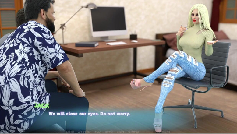XXX Games Bunk: Gordon - gameplay - rollenspel - Jack Story - Fiona Casting