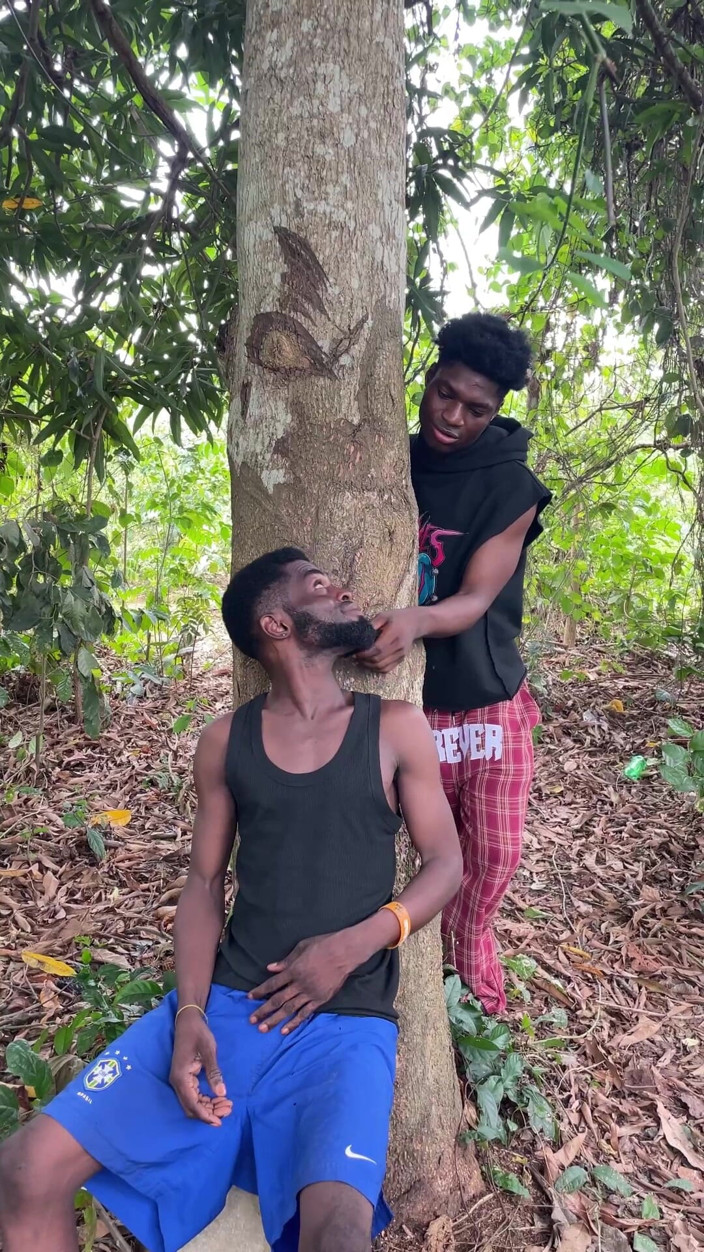 Vicfairy: Black Thug Relaxing in the Bush
