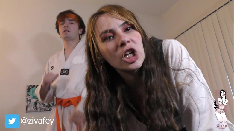 Ziva Fey: Ziva Fey et Fuck Buck se battent contre un pervers...