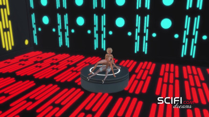 3dxpassion: Sci-Fi-wände. Sex, cyborg und schönes mädchen in der planet-basisstation
