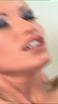 The brunette gets fucked by a nice hard cock