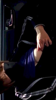 Masturbating in a Car in a Parking Lot in the Middle of the Day