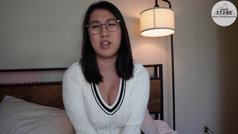 Andre Stone: Shy Nerdy Asian Girlfriend Tofu Is a Secret Nympho