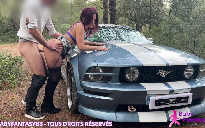 babyfantasy83: Babyfantasy83 - Fucked Like a Female Dog on Her Mustang After...