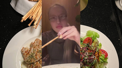 FinDom Goaldigger: Restoranda asmr akşam yemeği