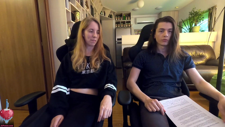 Je Penne And Frostberry: Відео на замовлення - співбесіда при патріархальній обстановці