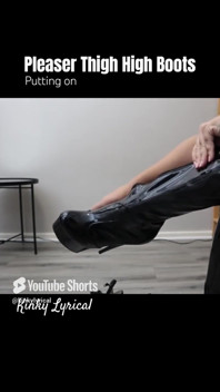 เฟติชรองเท้าบูท - สวมใส่ Pleaser บูทสูงถึงต้นขา