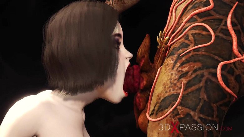 3dxpassion-transgender: supar kaamuk seksi sekretri ki shikaari Futa dvara jordaar gand...