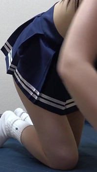 Only Japanese Girl's Apartment, Braless Apron Style Miniskirt Student Uniform, Micro Thong, Slender Cute Girl Cleaning Apartment