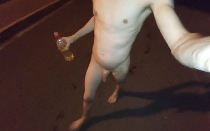 Dan Eagle: Naked Piss Shower on the Street