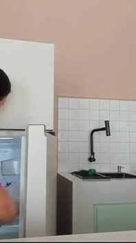 Peeking at Stepmommy's Tits While She Cooks in a Thong POV