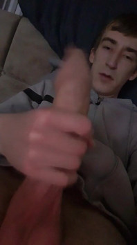 Skinny Lad Wank and Spunk Hard