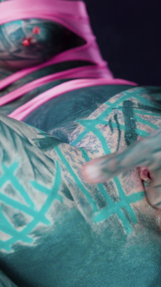 Thumbnail of Your Trippy Hippie Plays with Pippie and Anal Dildo