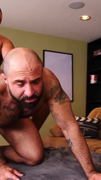 BearFilms Inked Нижняя Атлас гранта жестко трахнули топами с большой елдой