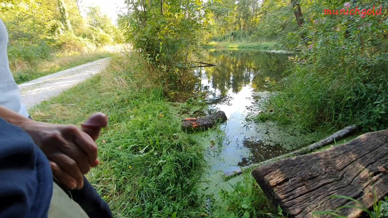 Munichgold: Munichgold's Outdoor Habdjob, Blowjob in the Forest... Have Fun