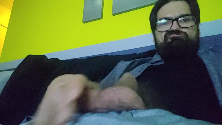 Wolf cock: Masturbación matutina