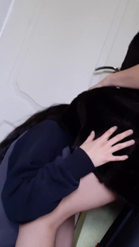 My Girlfriend Didn't Even Have Time to Undress After Her Business Trip, When I Immediately Dropped to My Knees in Front of Her
