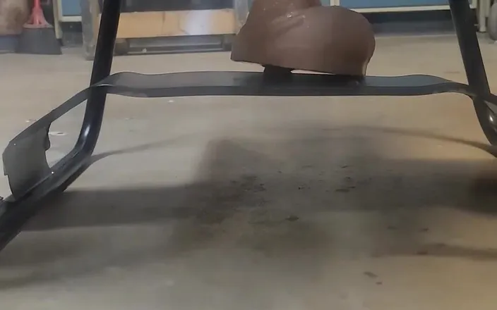 Lb13702: Big Hankeys Dildo on the Bouncy Sex Chair