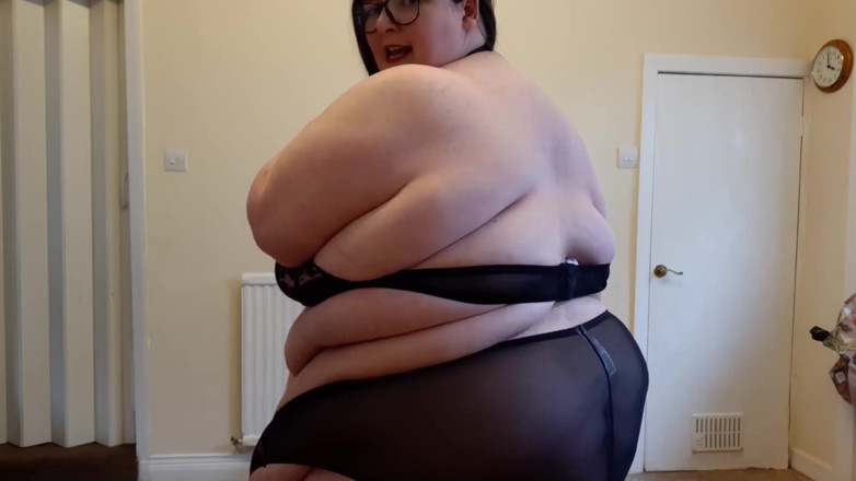 SSBBWLadyBrads: Bella donnona bella sexy lingerie prova su lady b