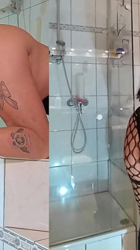 Horny Housewife Completely Fucked in the Bathroom