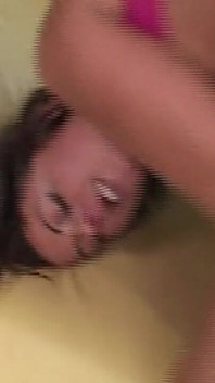Hot Brunette MILF Fingered to Explosive Orgasm While Sucking Cock