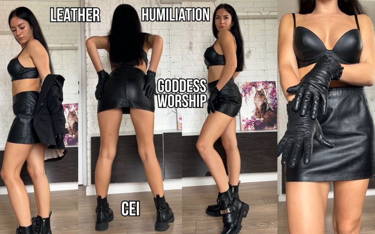 Leather Goddess Makes Her Plug Slut Cum & Lick - CEI (Princess Monica) Leather Goddess Makes Her Plug Slut Cum & Lick - CEI (Princess Monica)