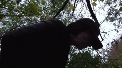 Femdom Austria: Spitting session in the forest