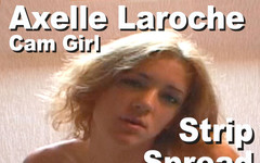 Edge Interactive Publishing: Axelle Laroche мастурбирует с раздвигаем стриптиз