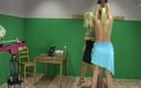 The Spanking Machine: Adriana palmada máquina - chicoteamento nu nas costas