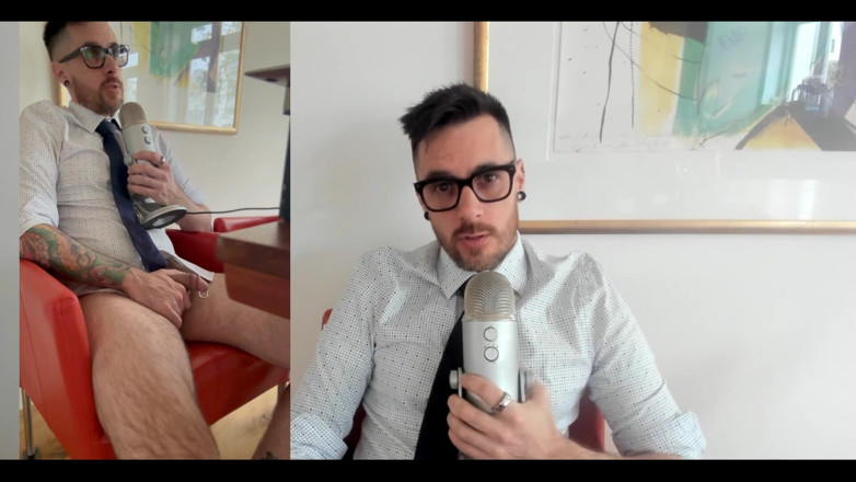 Maxx Obsidian: Asmr Roleplay as Your Grad College Professor! Includes Cumshot!