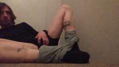 Teasing My Girldick; Wearing Boxer-briefs and Leggings thumbnail
