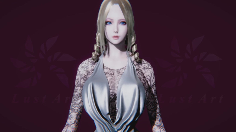 Lust art 3D: Megan in sfilata