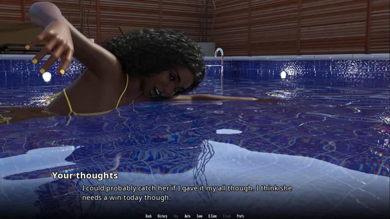 Dirty GamesXxX: WVM : journée mignonne et romantique au bord de la piscine