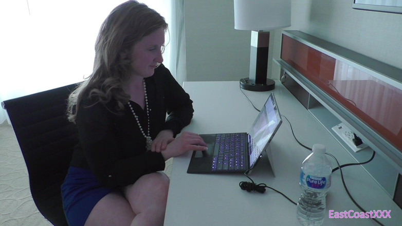 East Coast XXX: Aella Rae - Horny Redhead Intern Creampie