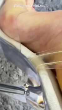 Sexy Transparent Platform Toes of Empressbellasadic